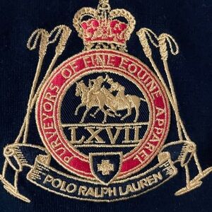 Polo by Ralph Lauren Black and White Long Sleeve Shirt